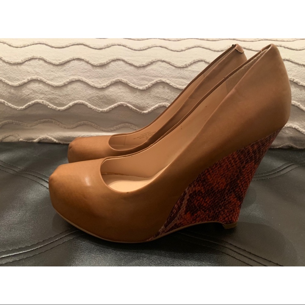 Guess Leather Wedge Platform
